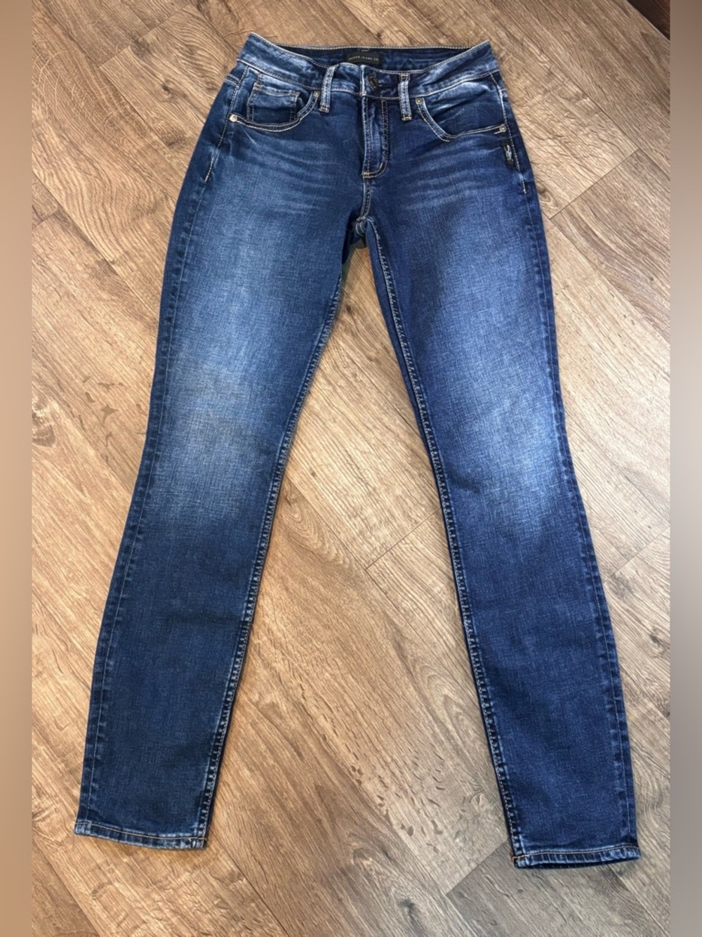 Silver Boyfriend Jeans Women’s Size 24